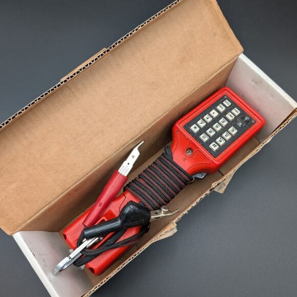 Vintage Harris Dracon Craft Test Set Linemans Phone Line Tester TS22A Parts Only - Picture 2 of 13
